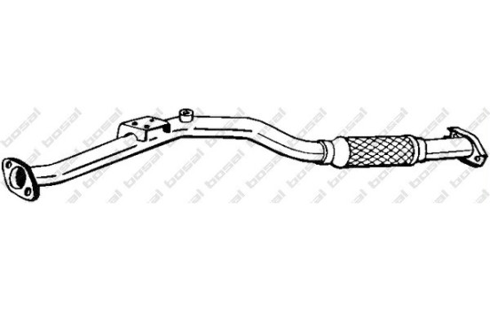Exhaust Pipe 853-537 Bosal