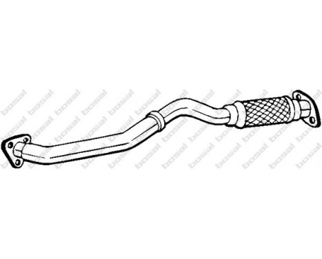 Exhaust Pipe 878-173 Bosal