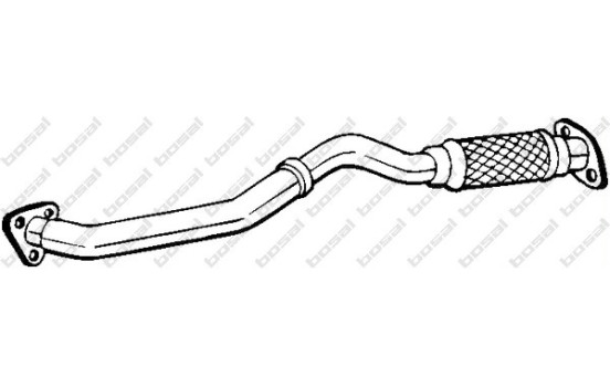 Exhaust Pipe 878-173 Bosal