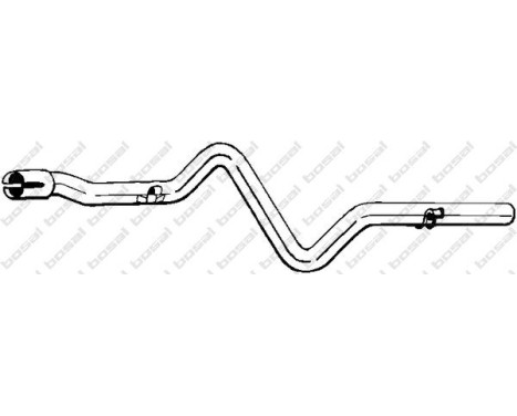 Exhaust Pipe 882-281 Bosal, Image 2
