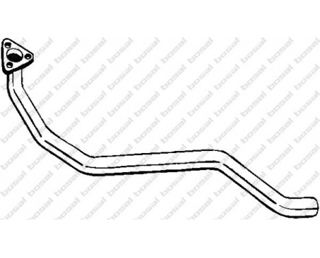 Exhaust Pipe 882-889 Bosal, Image 2