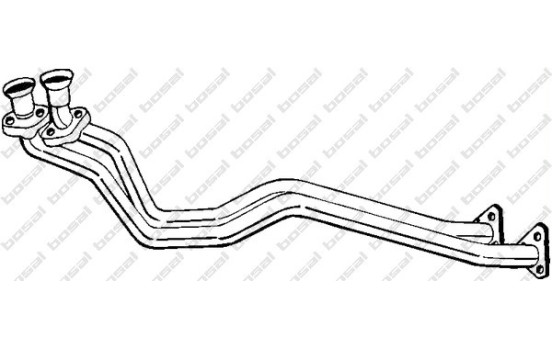 Exhaust Pipe 887-161 Bosal