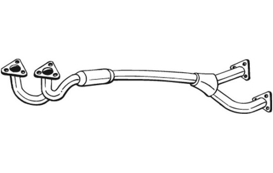 Exhaust Pipe 887-395 Bosal, Image 2