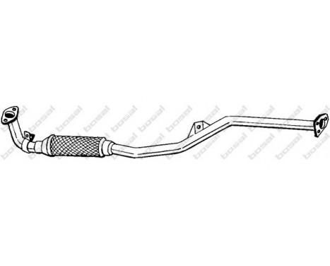 Exhaust Pipe 888-153 Bosal