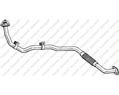 Exhaust Pipe 888-405 Bosal