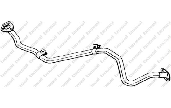 Exhaust Pipe 888-411 Bosal