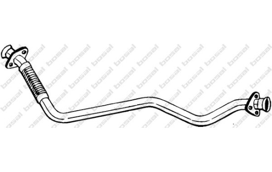 Exhaust Pipe 889-227 Bosal