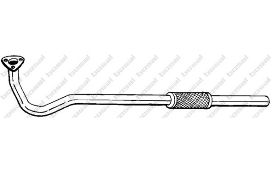 Exhaust Pipe 890-145 Bosal