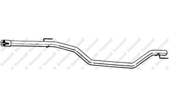 Exhaust Pipe 915-631 Bosal