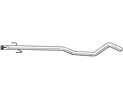 Exhaust Pipe 916-945 Bosal, Image 2