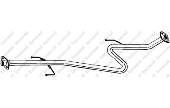 Exhaust Pipe 937-011 Bosal