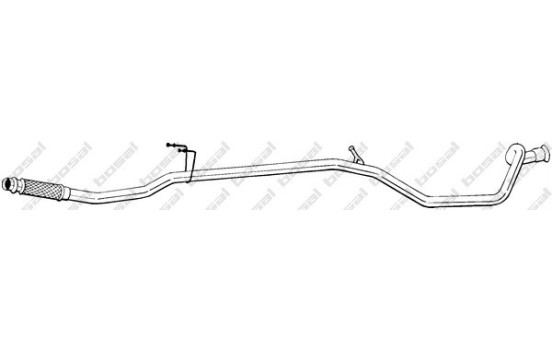 Exhaust Pipe 952-163 Bosal