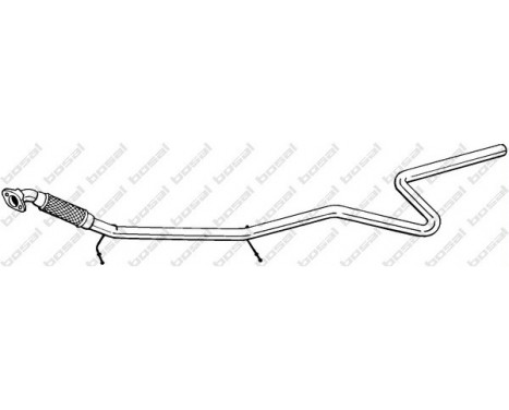 Exhaust Pipe 953-171 Bosal