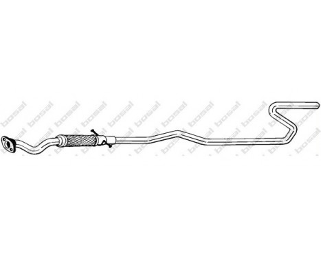Exhaust Pipe 965-123 Bosal