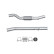 Exhaust pipe - Easy2Fit Kit - Set with mounting parts, Thumbnail 2