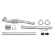 Exhaust pipe - Easy2Fit Kit - Set with mounting parts, Thumbnail 2