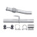 Exhaust pipe - Easy2Fit Kit - Set with mounting parts, Thumbnail 2
