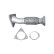 Exhaust pipe - Easy2Fit Kit - Set with mounting parts