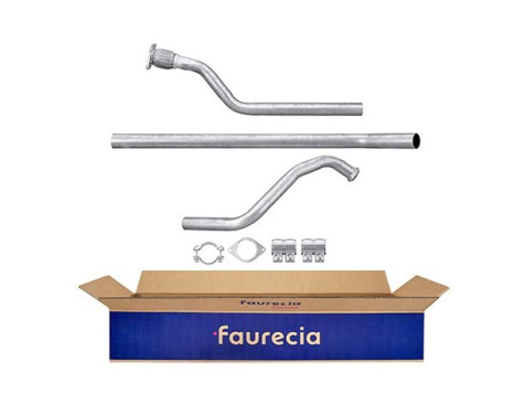 Exhaust pipe - Easy2Fit Kit - Set with mounting parts