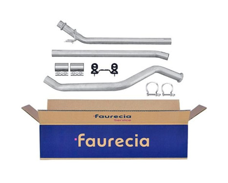 Exhaust pipe - Easy2Fit Kit - Set with mounting parts