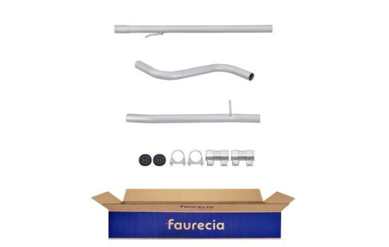 Exhaust pipe - Easy2Fit Kit - Set with mounting parts