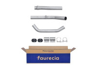 Exhaust pipe - Easy2Fit Kit - Set with mounting parts