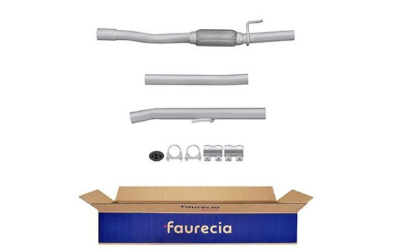 Exhaust pipe - Easy2Fit Kit - Set with mounting parts