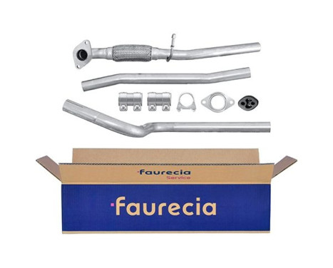 Exhaust pipe - Easy2Fit Kit - Set with mounting parts