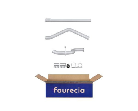 Exhaust pipe - Easy2Fit Kit - Set with mounting parts