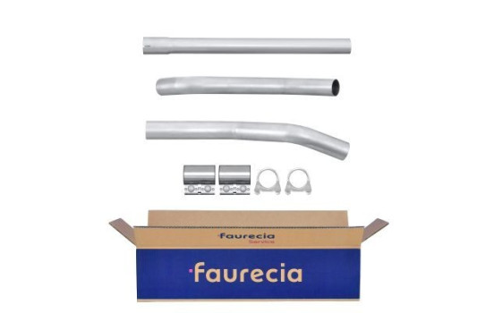 Exhaust pipe - Easy2Fit Kit - Set with mounting parts