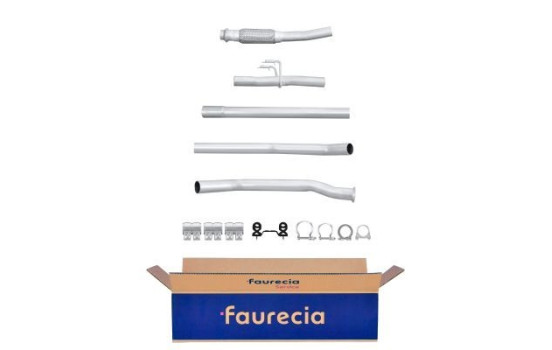 Exhaust pipe - Easy2Fit Kit - Set with mounting parts