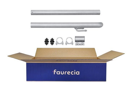 Exhaust pipe - Easy2Fit Kit - Set with mounting parts