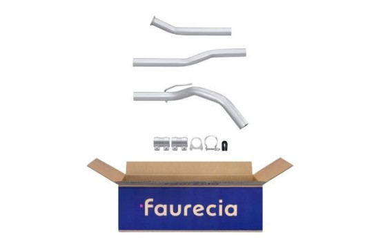 Exhaust pipe - Easy2Fit Kit - Set with mounting parts