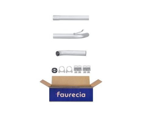 Exhaust pipe - Easy2Fit Kit - Set with mounting parts