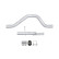 Exhaust pipe - Easy2Fit Kit - Set with mounting parts, Thumbnail 2
