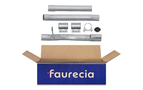 Exhaust pipe - Easy2Fit Kit - Set with mounting parts