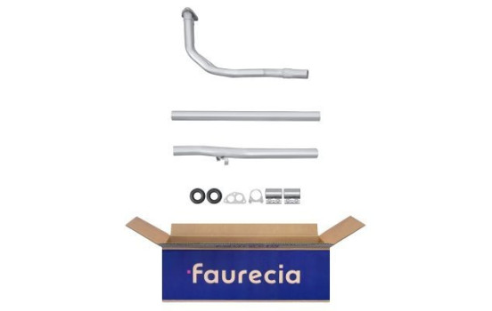 Exhaust pipe - Easy2Fit Kit - Set with mounting parts