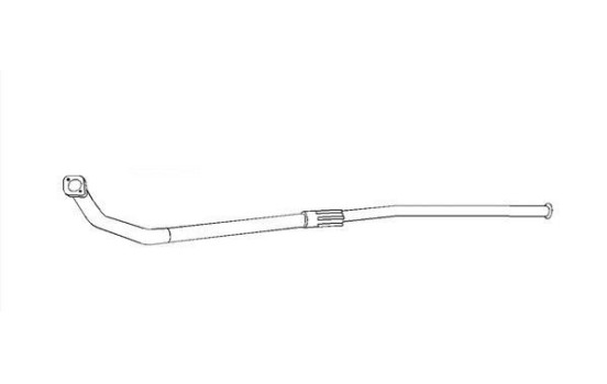 Exhaust pipe - Easy2Fit Kit - Set with mounting parts