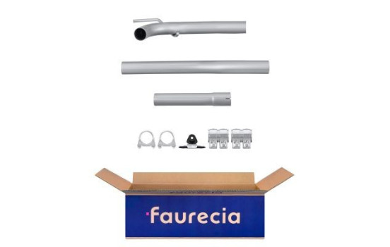 Exhaust pipe - Easy2Fit Kit - Set with mounting parts