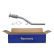 Front pipe - Easy2Fit Kit - Set with mounting parts