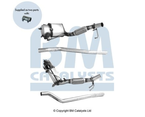Diesel particulate filter + catalytic converter BM11311H BM Catalysts