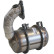 Diesel particulate filter, exhaust system 095-813 Bosal, Thumbnail 2