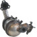 Diesel particulate filter, exhaust system 097-813 Bosal