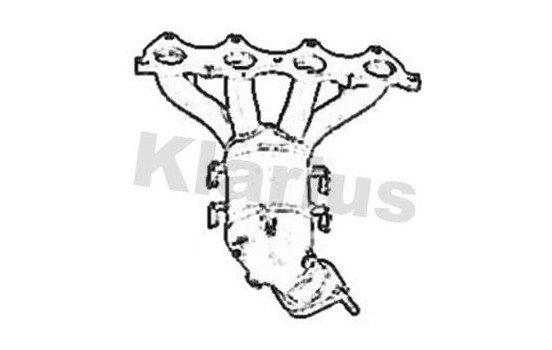 Diesel particulate filter, exhaust system 324031 Klarius