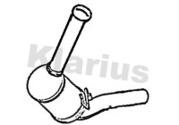 Diesel particulate filter, exhaust system 390455 Klarius