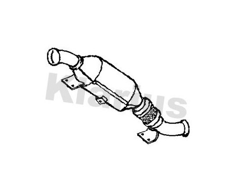 Diesel particulate filter, exhaust system 390996 Klarius, Image 2
