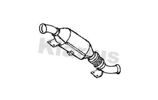Diesel particulate filter, exhaust system 390996 Klarius, Image 2