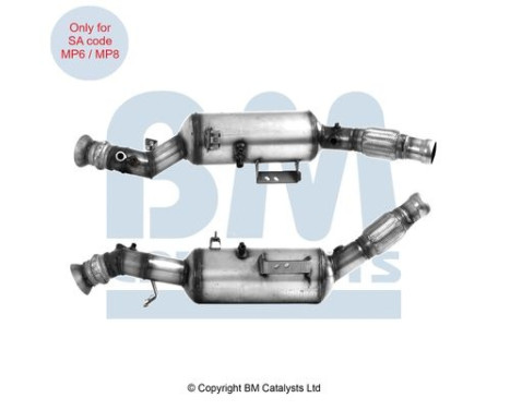 Diesel particulate filter, exhaust system BM11562H BM Catalysts