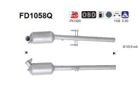 Diesel particulate filter, exhaust system FD1058Q AS