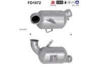 Diesel particulate filter, exhaust system FD1072 AS